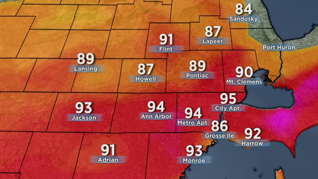 Metro Detroit weather forecast June 28, 2021 -- 5 p.m. Update - YouTube