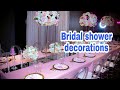 Bridal shower decorations/ Event planning decorating ideas/ Event decor