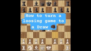 From Losing To a Draw 🥷🏻!#chess #shorts #ytshorts