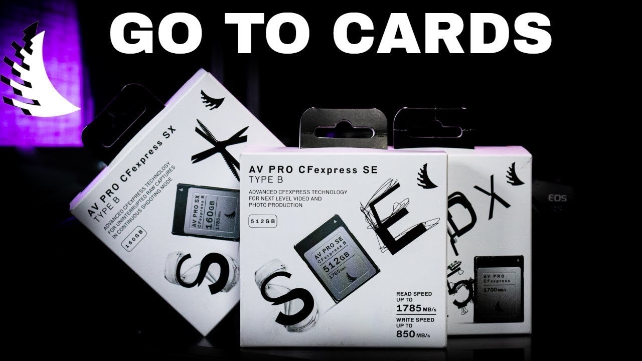 Angelbird CF Express Type B Cards. SE, SX and Pro MK1 - YouTube