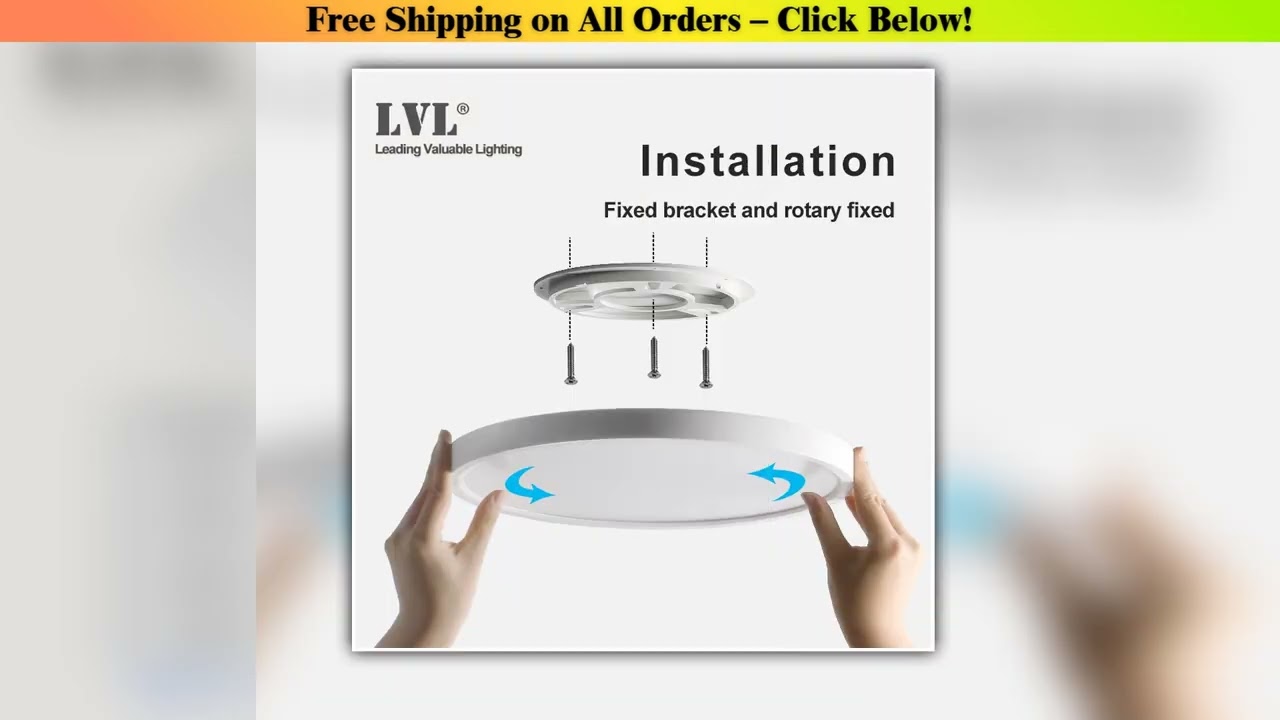 Modern LED Smart Ceiling Light 36W 45W WiFi Tuya App Google Home Alexa Echo AI Voice Control