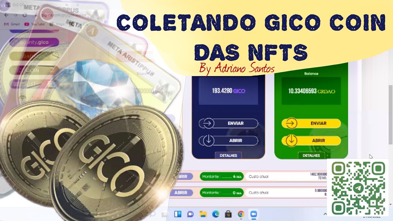Coletando GICO COIN | Direto das Farmings das NFTS | Adriano Santos ...
