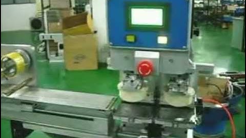 tampon printing machine, Two color pad printer with shuttle