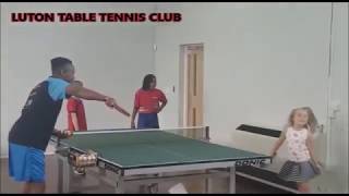 Violet 5, Blayk 10 Shaniely 11 Training At Luton Table Tennis Club