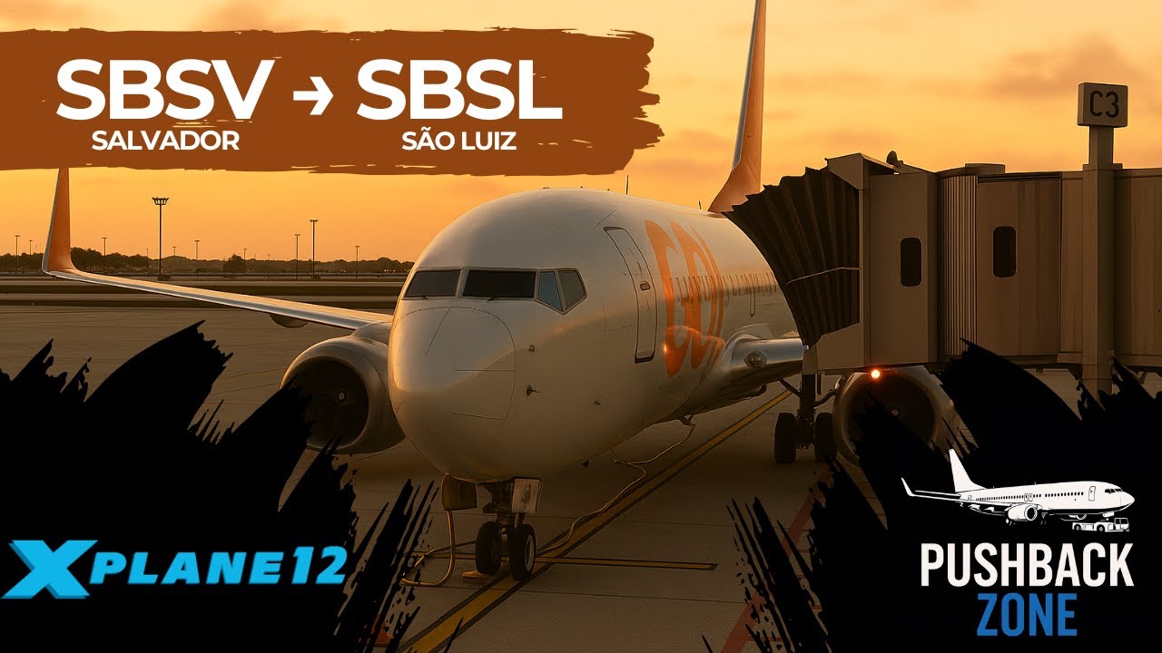 🛫 Salvador / SBSV → São Luiz / SBSL no Levelup 737-800 | GLO 2168 | ONLINE IVAO #xplane12