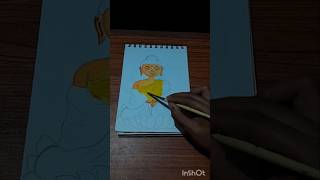 Namo Budhha 🙏🏻 | Buddha Ji Drawing ✨ | #shortsfeed #drawing #art #gautambuddha #youtubeahorts#shorts