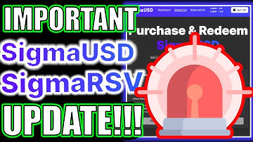 🚨ERGO🚨 SigUSD/ SigRSV Stopped! Go Redeem!