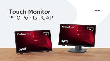 How to use TD2465 with Touch Controller software| ViewSonic TD65 Series Frameless Touch Monitor