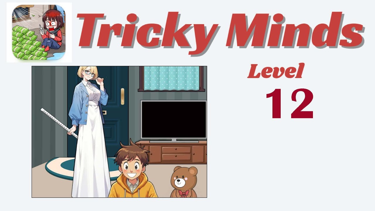 Tricky Minds Level 12 - Help The Boy Find All The Books