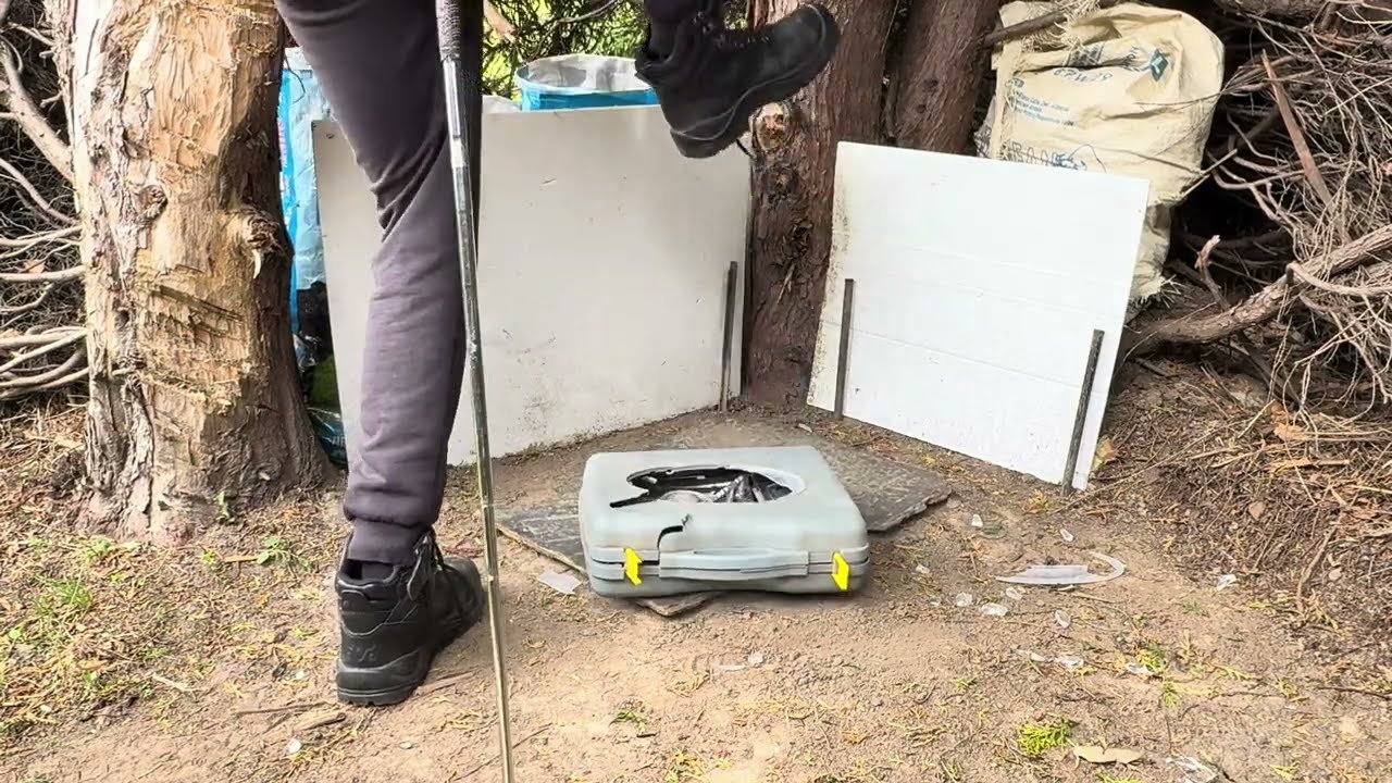 Crushing And Smashing a CampMaster Portable Stove 