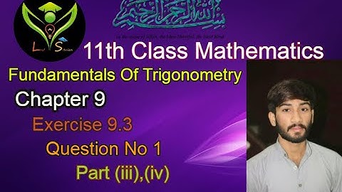 11th Class Math Chapter 9 Exercise 9 3 Question No 1(iii),(iv) || [11th Class Math],[1st Year Math]