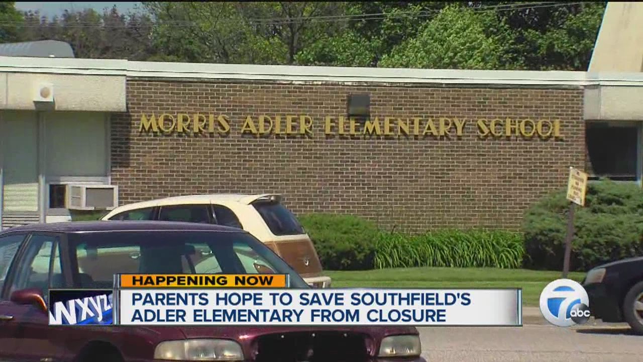Parents hope to save Southfield's Adler elementary from closure YouTube