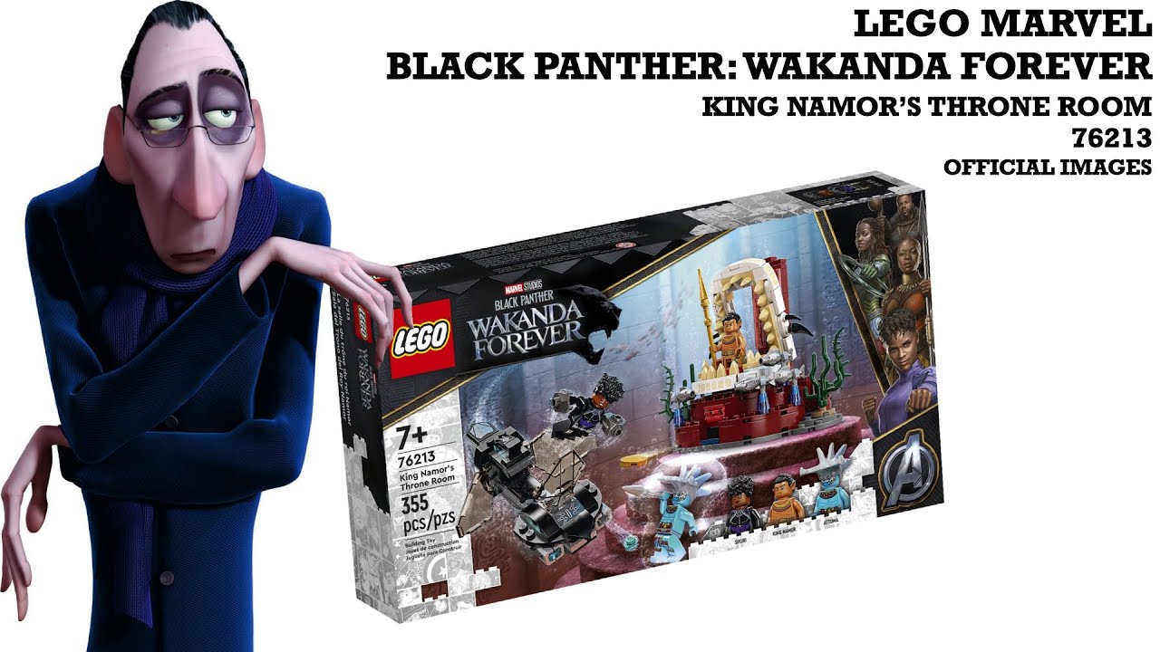 Lego Marvel Black Panther: Wakanda Forever King Namor Throne Room