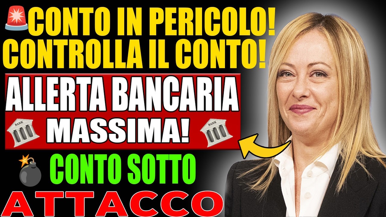 🚨 Aggiornamento Bancario OGGI in Italia – Cosa Devono Controllare i Titolari di Conto