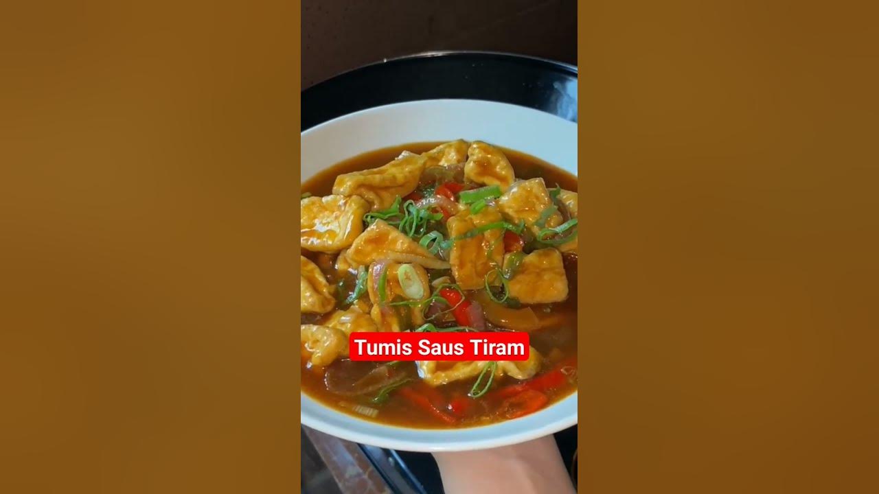 Cara masak tumis tahu saus tiram #shorts
