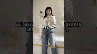 All Beautiful Things Start With The Letter Y シ