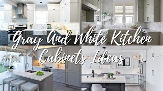 Gray and White Kitchen Cabinets Ideas to Create a Modern and Elegant Kitchen Galley Kitchen Layout