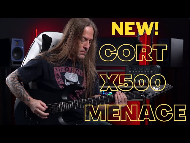 Электрогитара CORT X500 Menace (Black Satin)