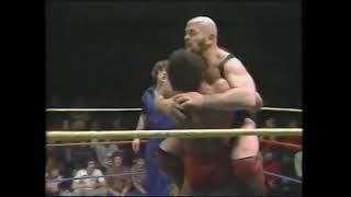 Celebrity Reed vs Sawyer vid/Promos: Brody, Sheik, Hansen, Koloff/Match: Butch Reed vs. Koloff. WCW, Feb 1983. Wealth