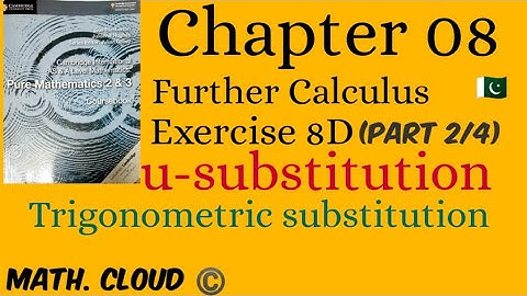 Exercise 8D| part 2/4 | Pure Mathematics 2&3| Urdu/Hindi #A_level #further_calculus #integration