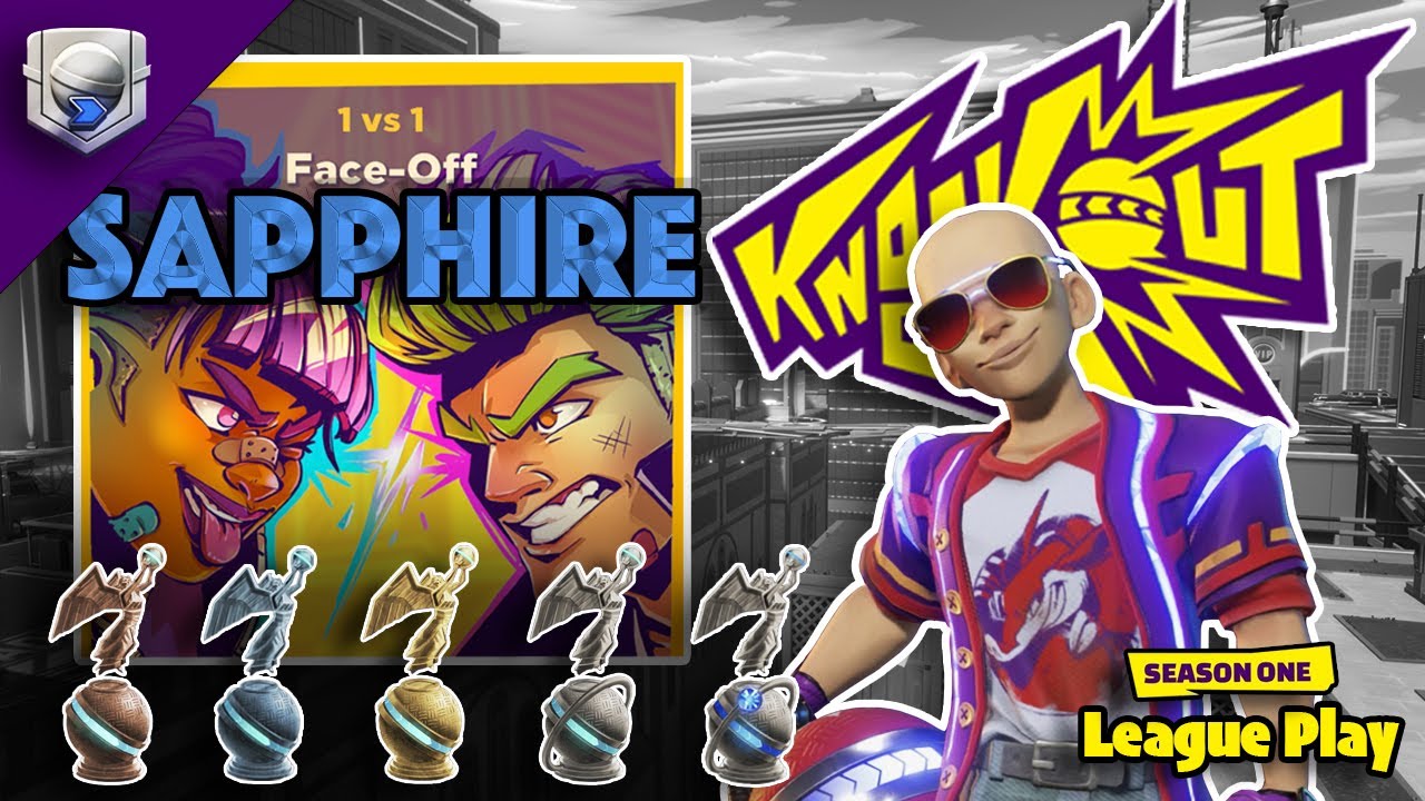I Went Undefeated To SAPPHIRE League In 1v1 Face Off | Knockout City League Play