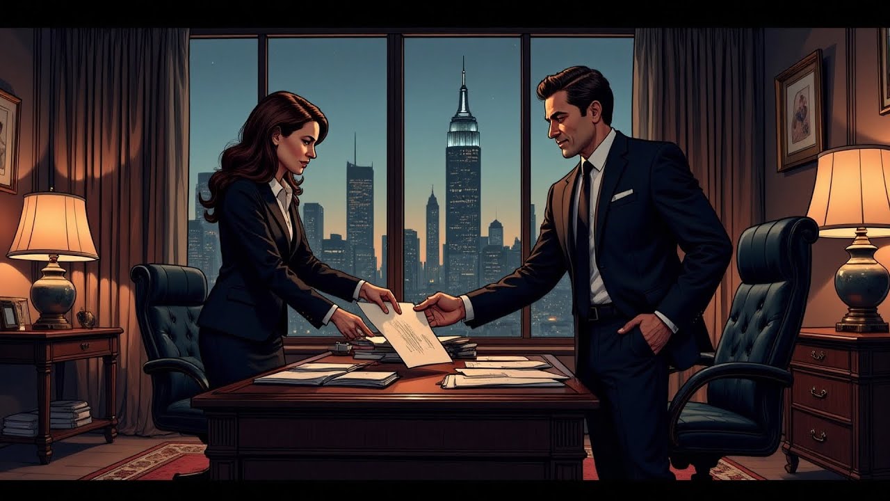 Cuando me entregó el expediente de divorcio, no me enojé, solo porque arruinaría su carrera en...