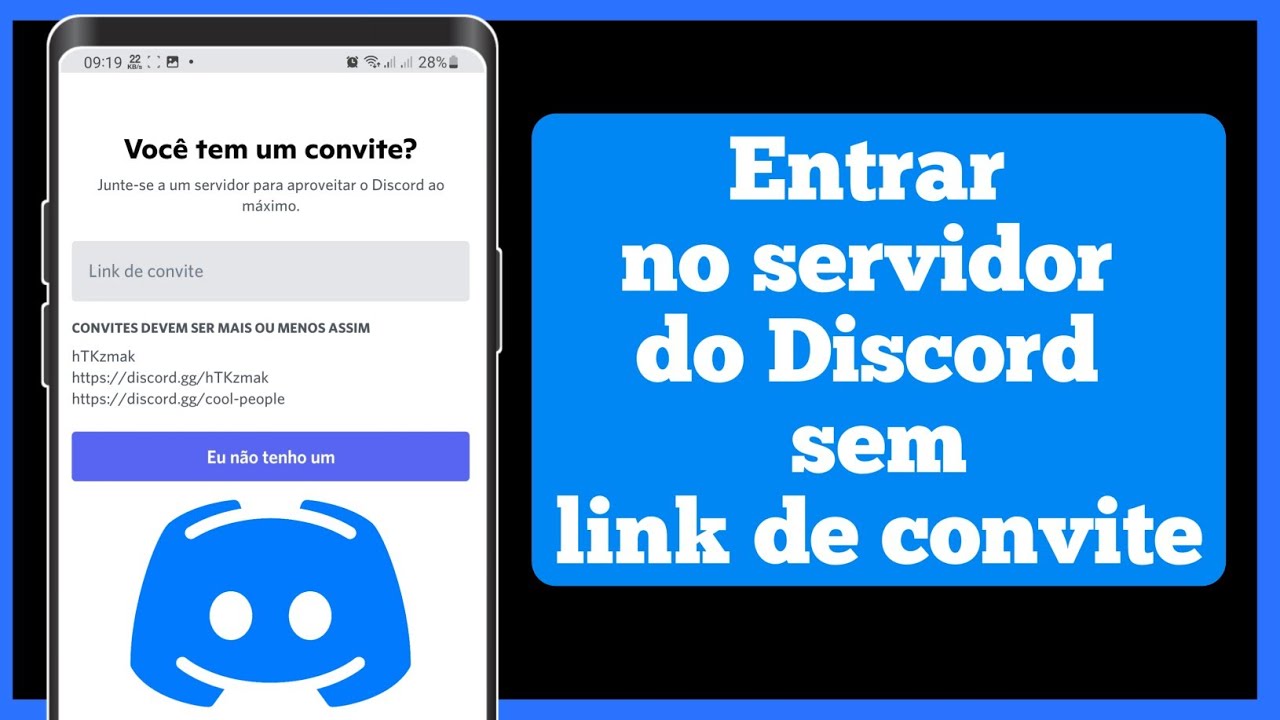 COMO ENCONTRAR SERVIDORES NO DISCORD  Como entrar no servidor do discord  sem convite 