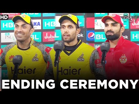 Ending Ceremony | Islamabad United vs Peshawar Zalmi | Match 24 | HBL PSL 7 | ML2G