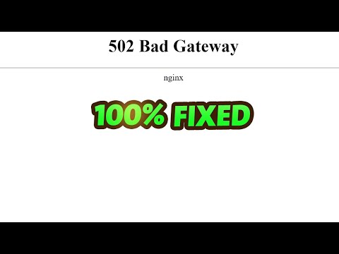 ✅How To FIX 502 Bad Gateway Error (2025 Update!)