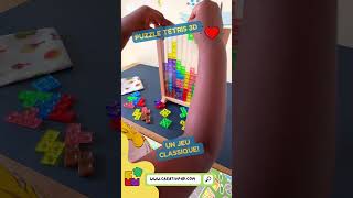 Puzzle Tetris 3D, un jeu classique! #tetris #boardgames #puzzle #jouets screenshot 2