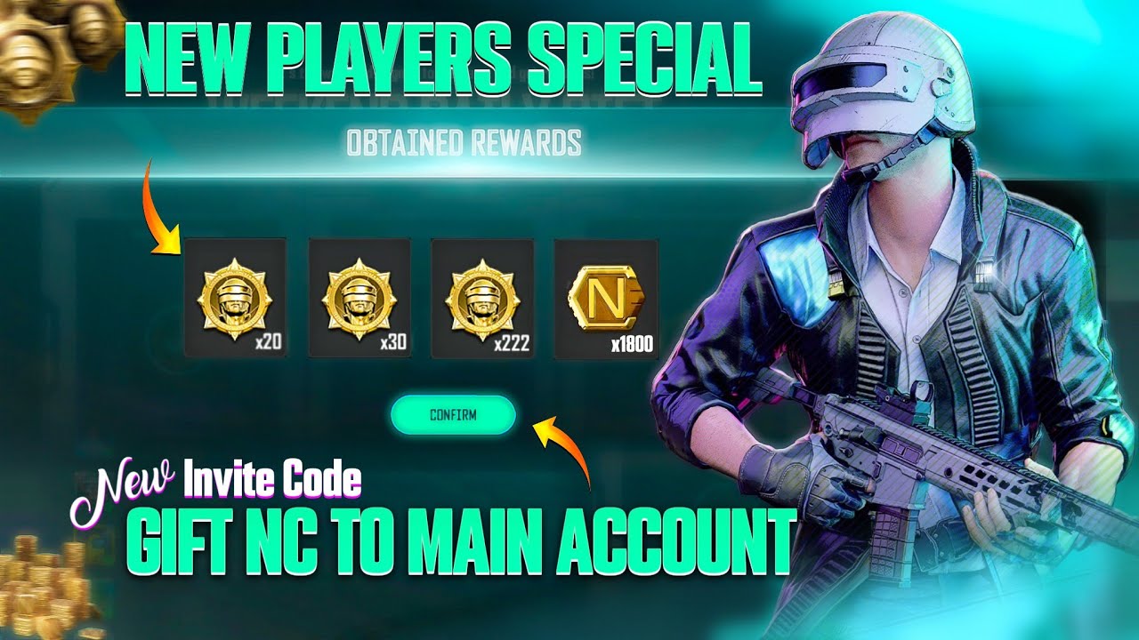 GIFT FREE NC IN MAIN ACCOUNT | FREE CHICKEN MEDAL | New Invite Code | NEW STATE MOBILE 🔥