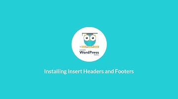 Video 22 - Installing Insert Headers and Footers