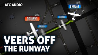 Student Pilot Veers Of The Runway After Controllers Rushing. Real Atc Audio
