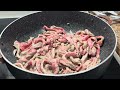 Trocitos o fajita de res con verduras
