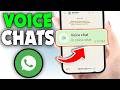 كيفية استخدام المحادثات الصوتية في مجموعات واتساب تحديث جديد كيفية استخدام المحادثات الصوتية في مجموعات واتساب تحديث جديد