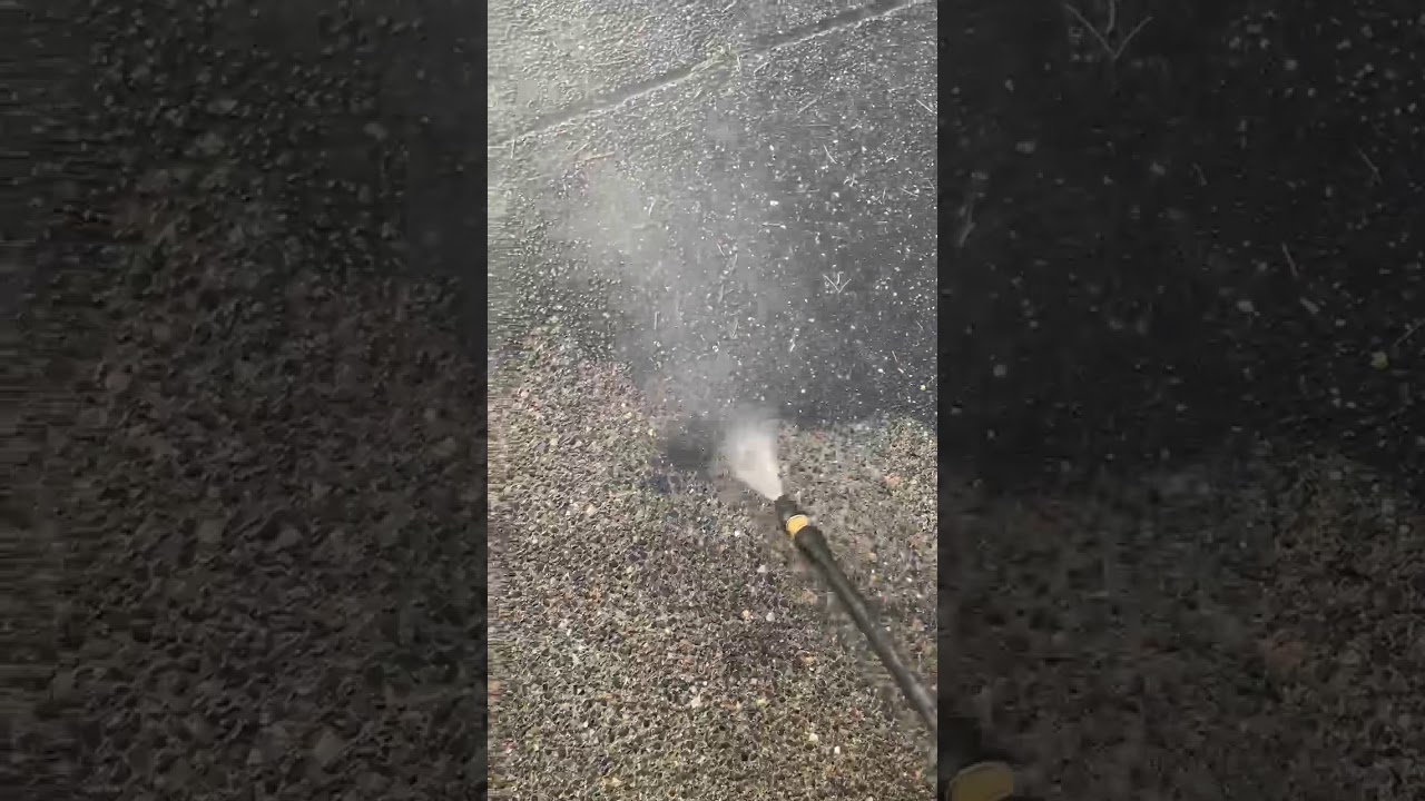 Power washing the driveway! YouTube
