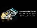 Installation Instruction Of Light Set For LEGO 75445 Anzellan Starship.