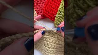 How to Crochet the Star Stitch (full tutorial on my channel) #crochet #crochethook #crochetstitches