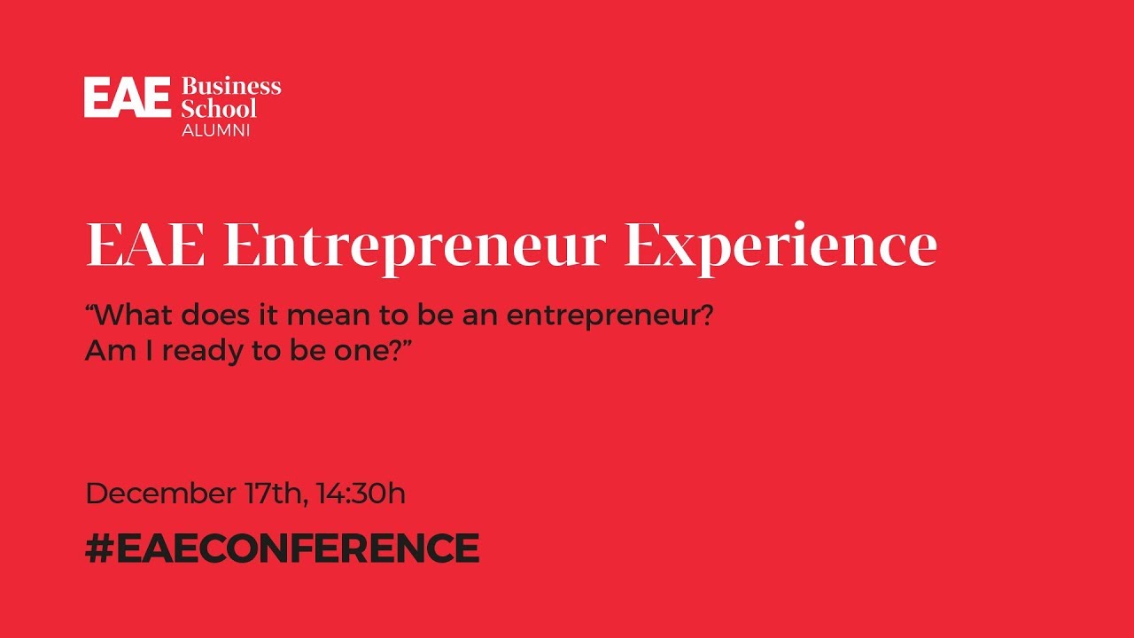 Eae Entrepreneur Experience What Does It Mean To Be An - 