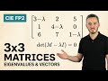 4 Finding Eigenvalues and Eigenvectors 3x3 Matrices Part 1
