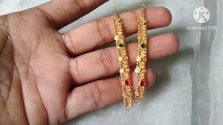 2gm ka gold earrings model 22 karte gold 👌👍