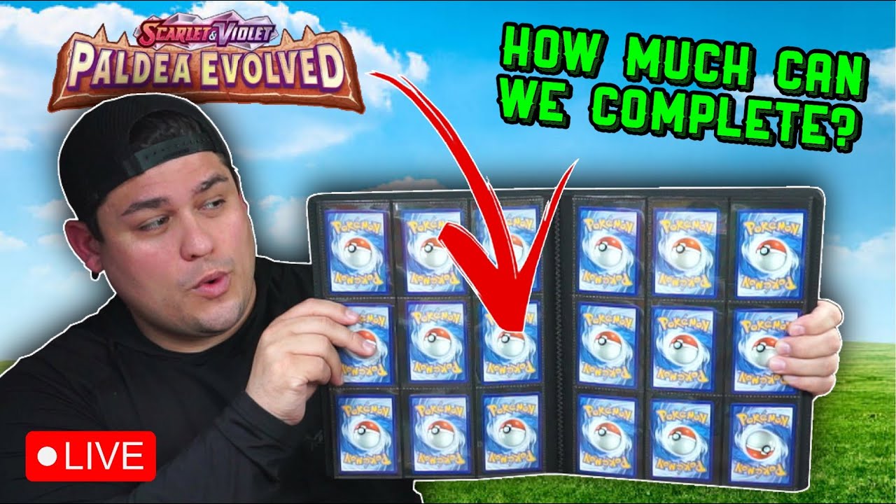 Filling My POKEMON Binder with 200+ PACKS of PALDEA EVOLVED YouTube