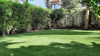 JARDIM COM RELVA ARTIFICIAL EM PEQUENO ESPAÇO | GARDEN WITH ARTIFICIAL GRASS IN SMALL SPACE