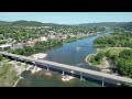 Towanda pennsylvania drone aerial