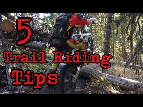Trail Riding Tips - How To Get Over Obstacles On A Dirt Bike