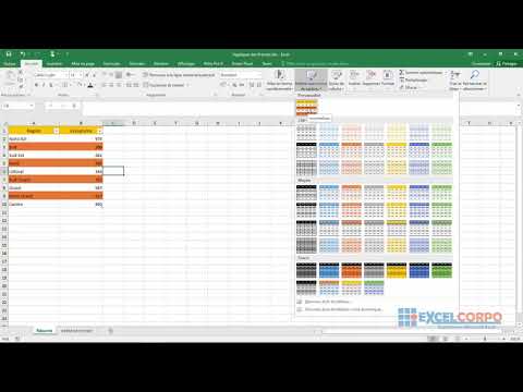 Vidéo: Comment appliquer un thème dans Excel ?