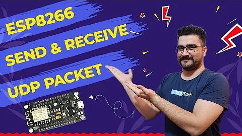 How to send and receive udp packet with esp8266