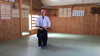 奥居合 立技(立業） 演武 　Japanese samurai sword (iai) advanced forms demonstration