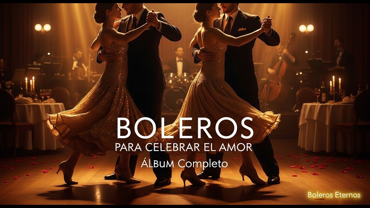 BOLEROS PARA CELEBRAR EL AMOR  🌹 Álbum Completo