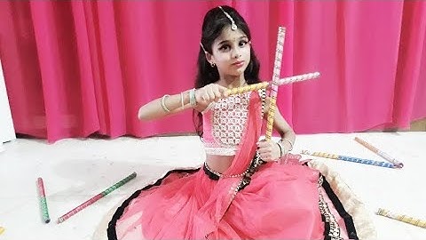 Learn 10 easy dandiya steps | Navratri special dandiya dance tutorial | Kids dandia steps | Ojasyaa